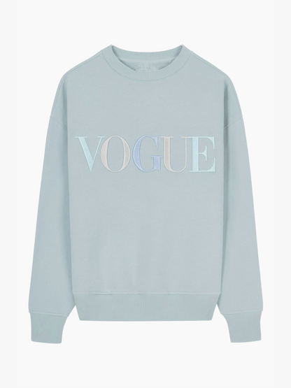 In Style Pastel Rainbow Embroidered Sweatshirt - Out The Purse UK