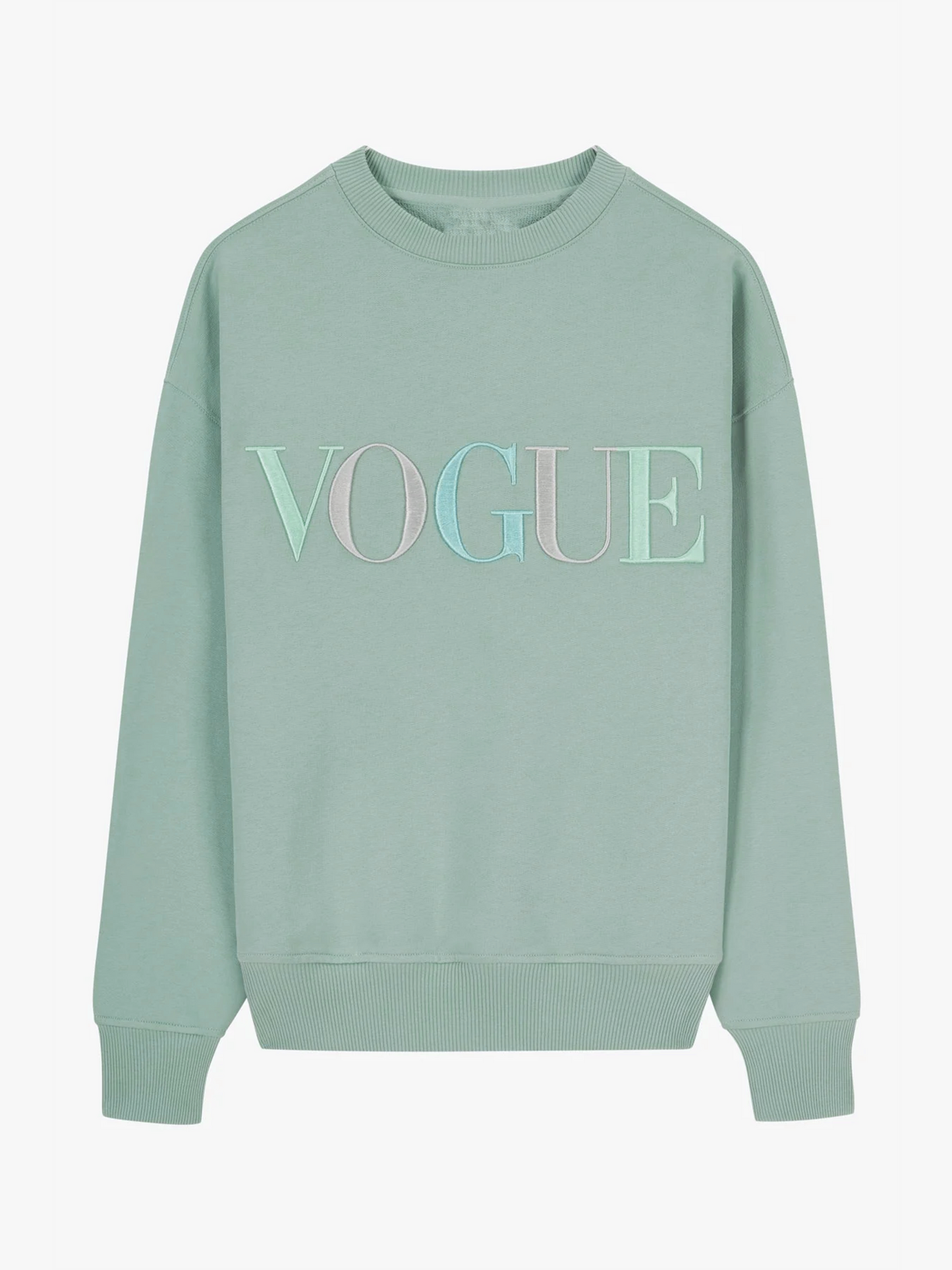 In Style Pastel Rainbow Embroidered Sweatshirt - Out The Purse UK