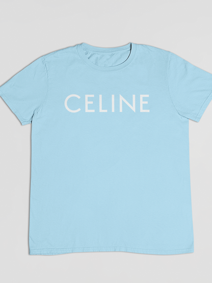 Baby Blue CeCe Light Printed T-Shirt Out The Purse