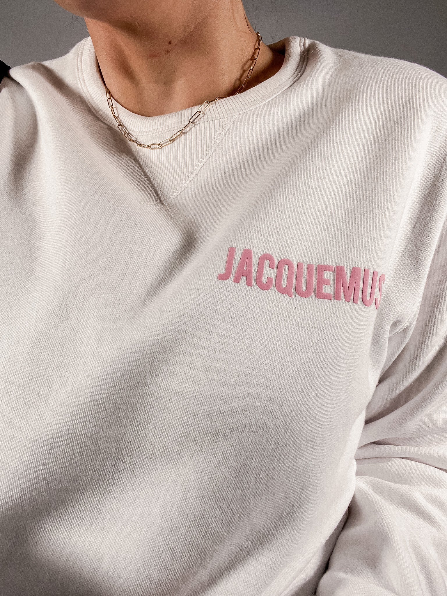 Jac Women's Sweatshirt White Sweater Out The Purse UK 