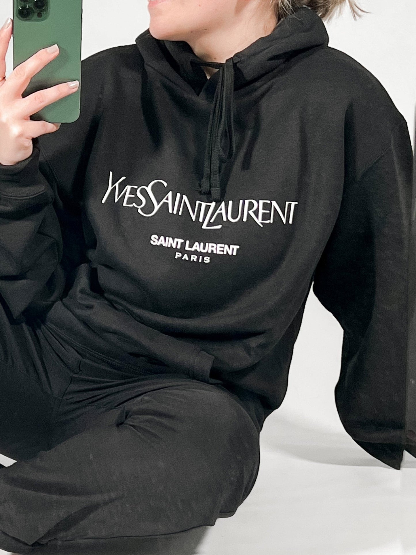 Lauren Unisex Hoodie Black Hoodie Out The Purse UK 