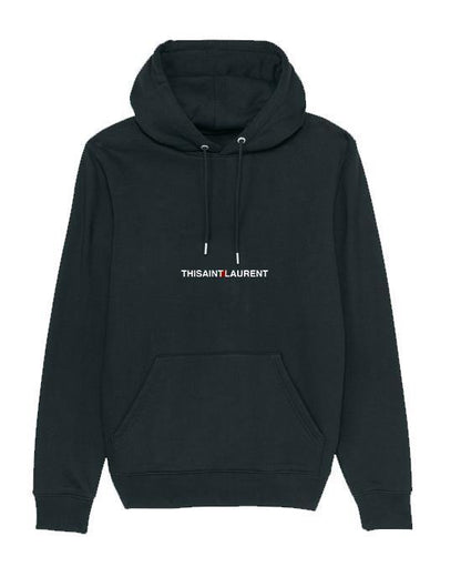 This Ain't Laurent Women's Embroidered Hoodie BlackGD057BLAC