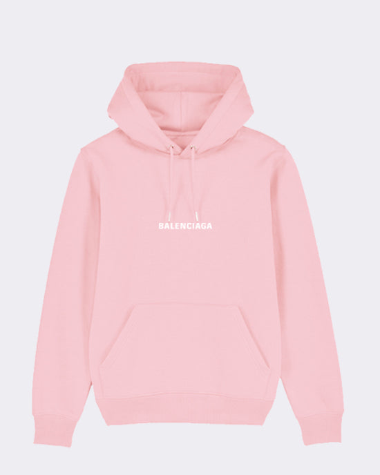 BeeBee Unisex Embroidered Hoodie Pink - Out The Purse UK