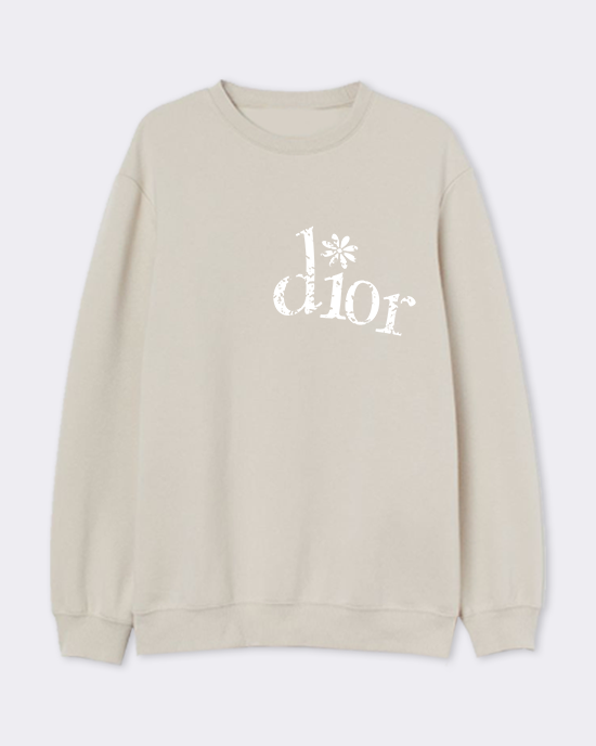 Flower DiDi Sand Sweatshirt - Out The Purse UK