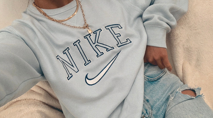 Old school nike sweaters hot sale