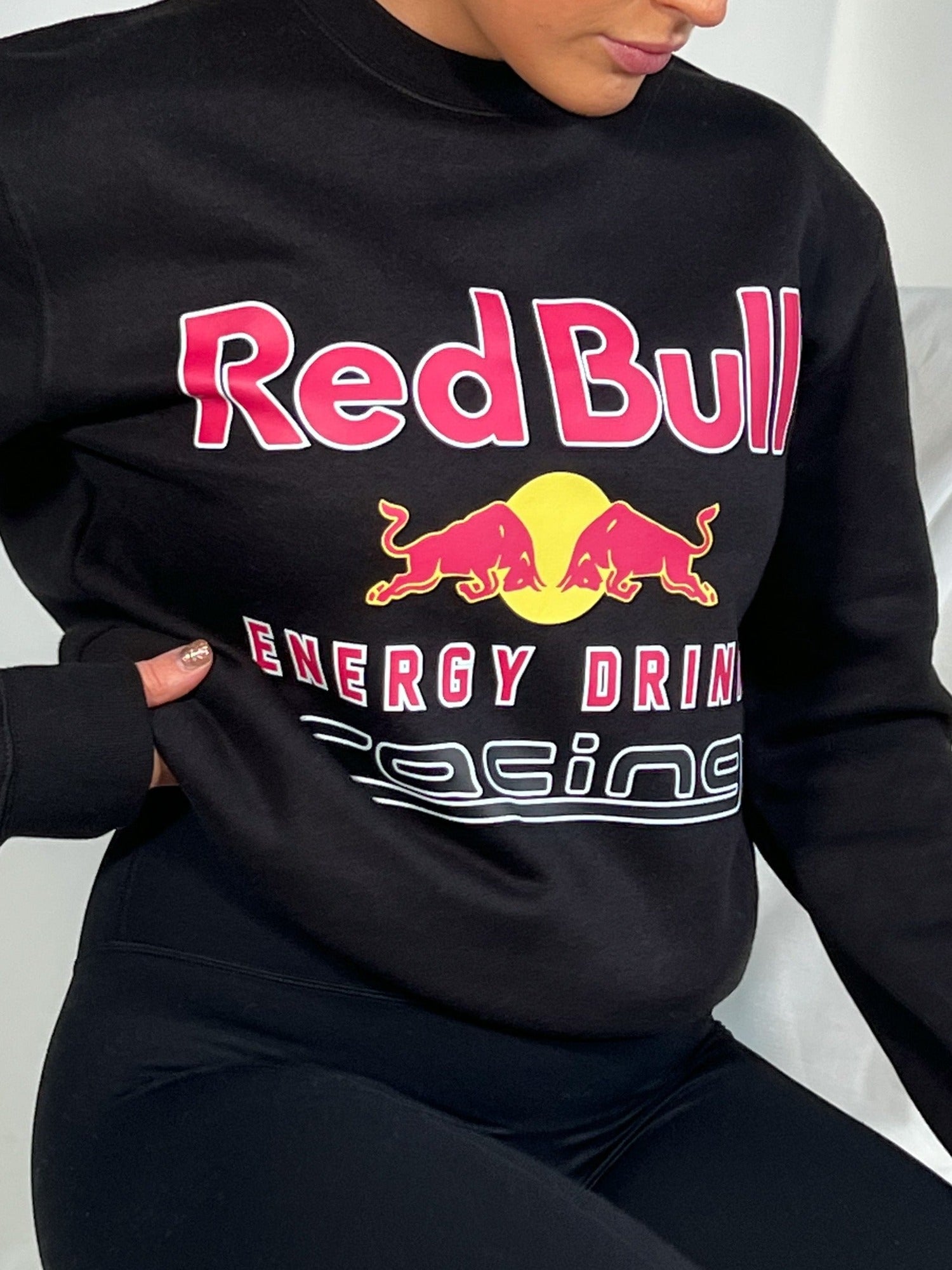 Sweatshirt red clearance bull